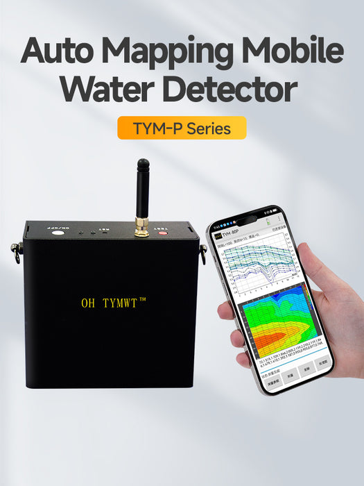 New Arrival  PQWT TYM 320P Series Auto Mapping Borehole Water Detection Machine Mobile Underground Water Detector