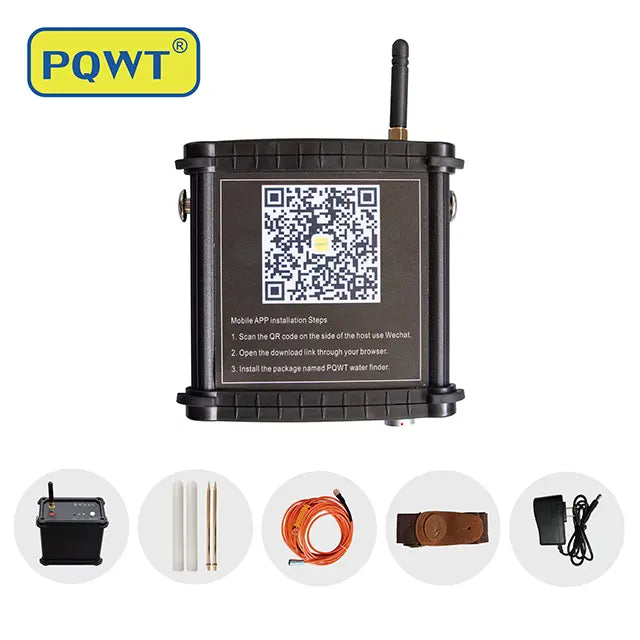 Detector de agua móvil PQWT-M200.200M para detección de agua de pozo