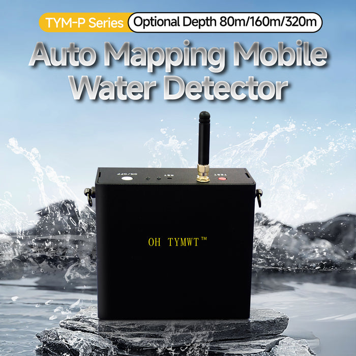 New Arrival  PQWT TYM 320P Series Auto Mapping Borehole Water Detection Machine Mobile Underground Water Detector