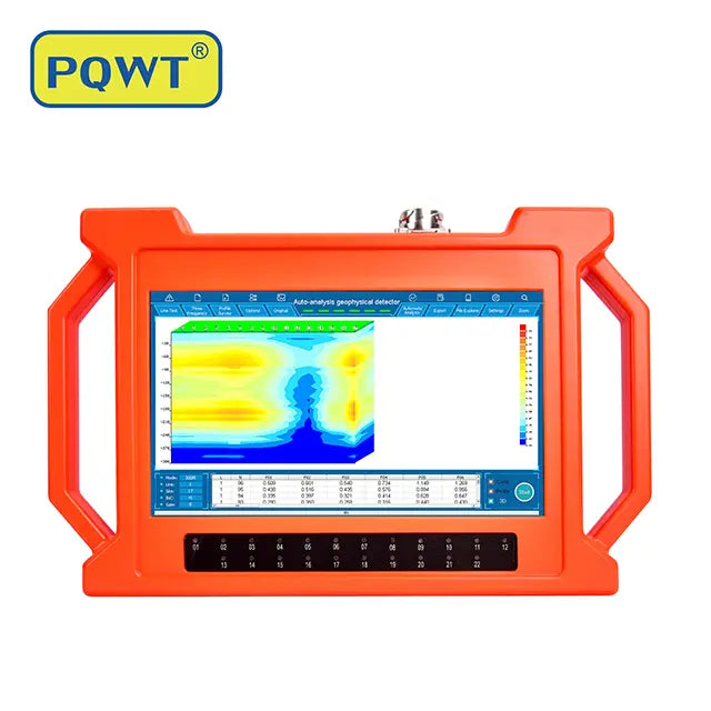 PQWT-GT2000A Perforación de pozos de agua profunda bajo tierra 500 m/1000 m/1500 m/2000 m Análisis de mapa automático 3D Detector de agua subterránea de detección rápida