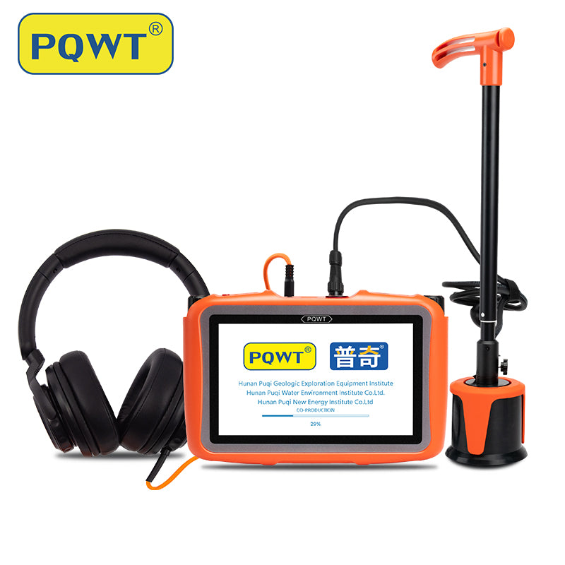 PQWT L2000 Underground Pipeline Leakage Locator 5m Pipe Leak Listening Device Water Leak Detector