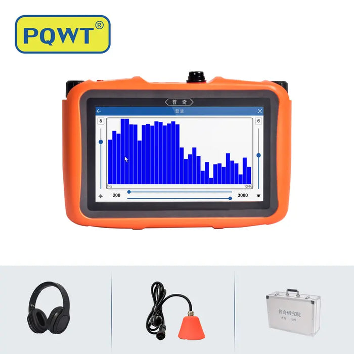 PQWT L40 Water Pipeline Leak Detector Plumber Leakage Detection Machine Water Pipes Repair Tools