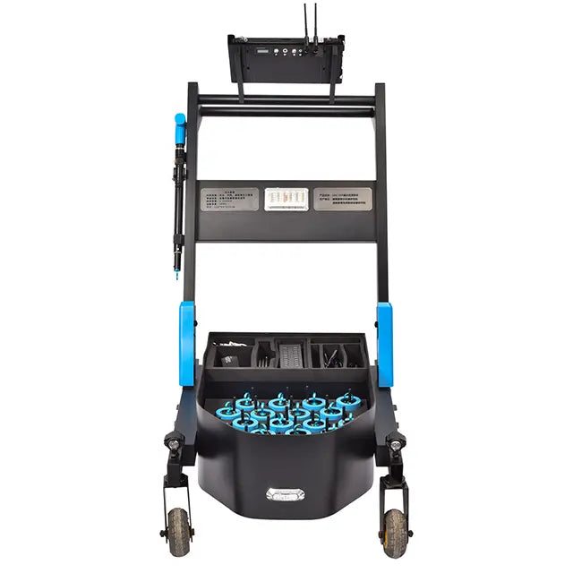 PQWT-LDC Leak Detection Trolley 9m Water Leak Detector Plumbing Tools For Outdoor Pipelines