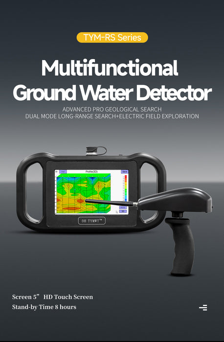 PQWT New TYM RS600 Series Multi Functional Water Searching Geophysical Survey Well Water Detector Underground Finder