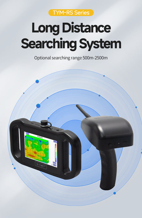PQWT جديد TYM RS2000 سلسلة متعددة الوظائف للبحث عن المياه المسح الجيوفيزيائي للكشف عن مياه الآبار مكتشف تحت الأرض