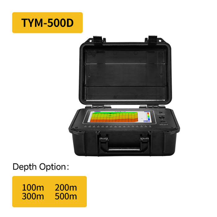 New TYM D Series 16 Channels Geophysical Survey Equipment 500m Well Water Detector Underground Finder