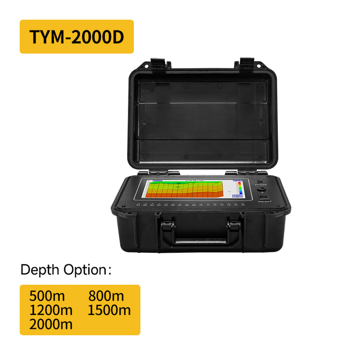 New TYM D Series 16 Channels Geophysical Survey Equipment 500m Well Water Detector Underground Finder