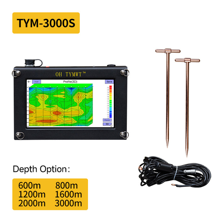 New Arrival TYM S Series Auto Graphing Resistivity Geophysical Survey Equipment Underground Water Detector