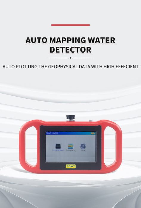 PQWT-TCM Geophysical Resistivity Meter Long Range Search Survey 300m Ground Water Finder Detector Underground