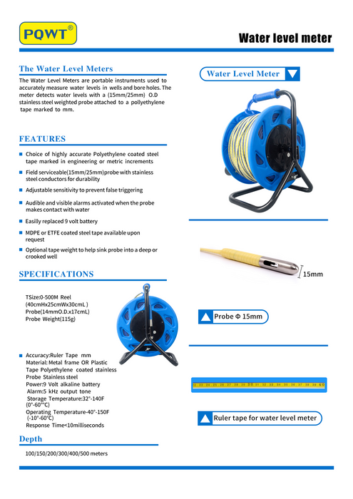 Water Level Meter/ Water Dip Meter