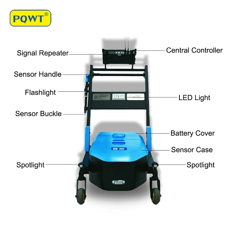 PQWT-LDC New Design Wireless Pipe Leak Detector Trolly